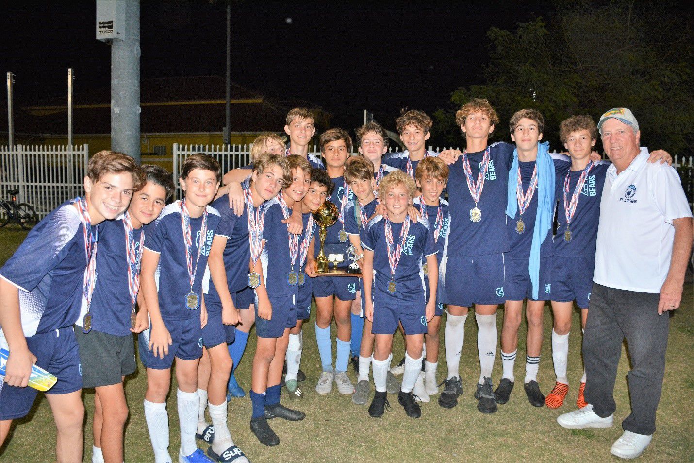 Saint Agnes’s boys soccer team wins All Catholic Conference Championship; girls take second
